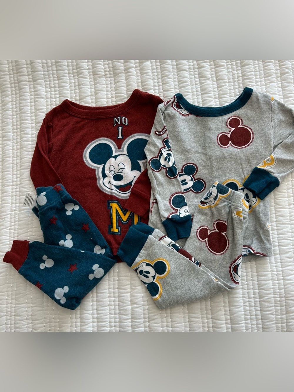 Disney Mickey Mouse Clubhouse Pajamas Set of 2 Size 18 Mos